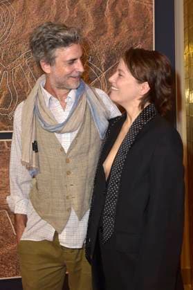 Damien Dorsaz und Devrim Lingnau Islamoglu bei der Premiere des Kinofilms ˜Maria Reiche: Das Geheimnis der Nazca-Linien Lady Nazca˜ im Delphi Filmpalast. Berlin, 07.09.2025