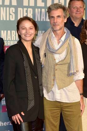 Devrim Lingnau Islamoglu und Damien Dorsaz bei der Premiere des Kinofilms ˜Maria Reiche: Das Geheimnis der Nazca-Linien Lady Nazca˜ im Delphi Filmpalast. Berlin, 07.09.2025