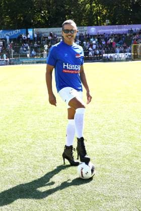 Jorge Gonzalez beim Benefiz Fussballspiel Kicken mit Herz zugunsten der Kinder Herzstation der Universitaetsklinik Eppendorf (UKE) am 7.09.2025 in Hamburg Kicken mit Herz 2025 Benefiz Event in Hamburg