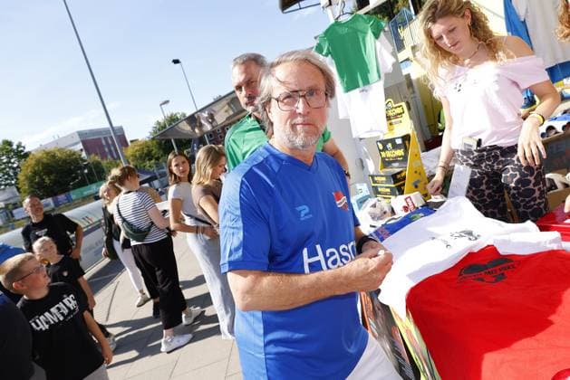 Bjarne Maedel beim Benefiz Fussballspiel Kicken mit Herz zugunsten der Kinder Herzstation der Universitaetsklinik Eppendorf (UKE) am 7.09.2025 in Hamburg Kicken mit Herz 2025 Benefiz Event in Hamburg