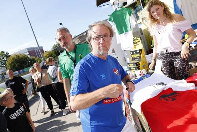 Bjarne Maedel beim Benefiz Fussballspiel Kicken mit Herz zugunsten der Kinder Herzstation der Universitaetsklinik Eppendorf (UKE) am 7.09.2025 in Hamburg Kicken mit Herz 2025 Benefiz Event in Hamburg
