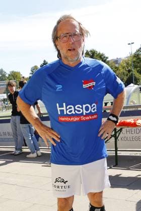 Bjarne Maedel beim Benefiz Fussballspiel Kicken mit Herz zugunsten der Kinder Herzstation der Universitaetsklinik Eppendorf (UKE) am 7.09.2025 in Hamburg Kicken mit Herz 2025 Benefiz Event in Hamburg
