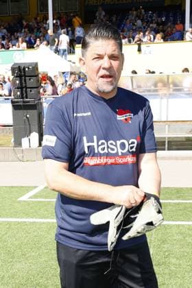 Tim Maelzer beim Benefiz Fussballspiel Kicken mit Herz zugunsten der Kinder Herzstation der Universitaetsklinik Eppendorf (UKE) am 7.09.2025 in Hamburg Kicken mit Herz 2025 Benefiz Event in Hamburg