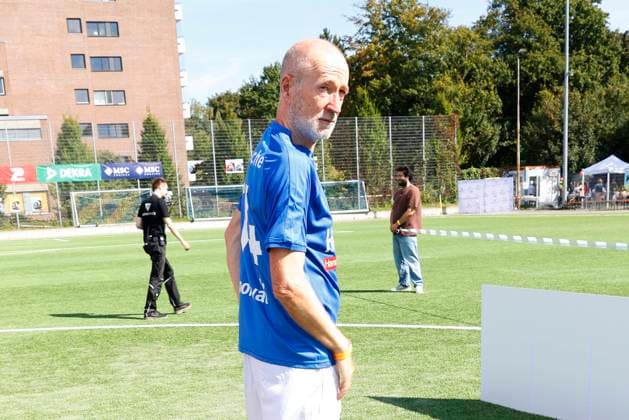 Peter Lohmeyer beim Benefiz Fussballspiel Kicken mit Herz zugunsten der Kinder Herzstation der Universitaetsklinik Eppendorf (UKE) am 7.09.2025 in Hamburg Kicken mit Herz 2025 Benefiz Event in Hamburg
