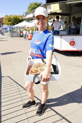 Mareike Fell beim Benefiz Fussballspiel Kicken mit Herz zugunsten der Kinder Herzstation der Universitaetsklinik Eppendorf (UKE) am 7.09.2025 in Hamburg Kicken mit Herz 2025 Benefiz Event in Hamburg