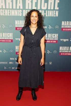 abb Damineh Hojat zu Gast auf dem roten Teppioch bei der Premiere des Kino Films Maria Reiche Das Geheimnis der Nazca Linien im Delphi Filmpalast am 07.09.2025 in Berlin Berlin Deutschland