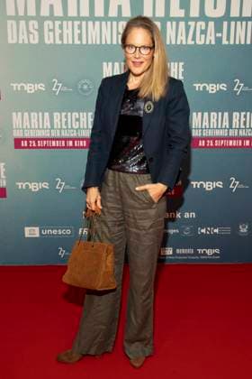 abb Tessa Mittelstaedt Schauspielerin zu Gast auf dem roten Teppich bei der Premiere des Kino Films Maria Reiche Das Geheimnis der Nazca Linien im Delphi Filmpalast am 07.09.2025 in Berlin Berlin Deutschland