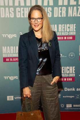 abb Tessa Mittelstaedt Schauspielerin zu Gast auf dem roten Teppich bei der Premiere des Kino Films Maria Reiche Das Geheimnis der Nazca Linien im Delphi Filmpalast am 07.09.2025 in Berlin Berlin Deutschland