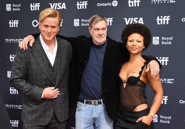 TORONTO, CA - SEPTEMBER 7: Cary Elwes, Gus Van Sant and Myha™la at the 50th Toronto International Film Festival special presentation of Dead Man™s Wire on September 7, 2025 at The Princess Of Wales Theatre in Toronto, Canada. Copyright: xMediaPunchx