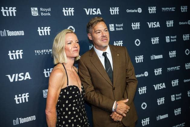 September 7, 2025, Toronto, On, Canada: Kate Susman, left, and Zach Baylin, creators of öÄuBlack Rabbit,öÄù arrive on the red carpet for the TV miniseries at the Toronto International Film Festival in Toronto, Sunday, Sept. 7, 2025. Toronto Canada - ZUMAc35_ 20250907_zaf_c35_078 Copyright: xLauraxProctorx
