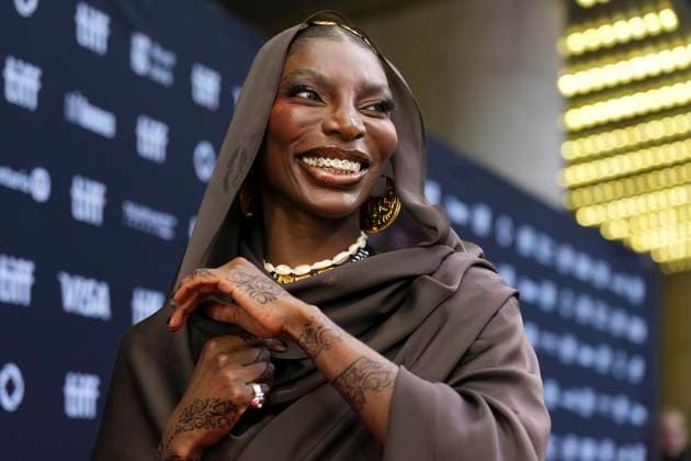September 7, 2025, Toronto, On, CAN: Michaela Coel arrives on the red carpet to promote the film The Christophers at the Toronto International Film Festival in Toronto on Sunday September 7, 2025, Toronto CAN  - ZUMAc35_ 20250907_zaf_c35_117 Copyright: xChrisxYoungx