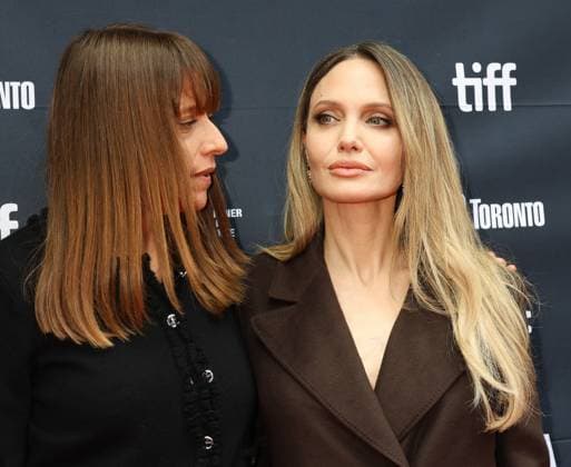 50eme Festival du Film de Toronto September 7, 2025 50th Toronto International Film Festival Red carpet of the film Couture Alice Winocour and Angelina Jolie 448426 2025 09 07 Toronto Canada  Copyright: xIsabellexVautierx xStarfacex STAR_448426_194