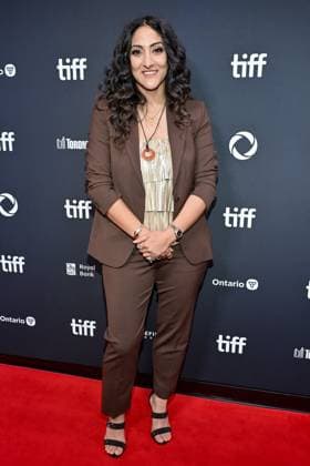 Toronto Eternity Screening Panta Mosleh attending the screening of the movie Eternity ahead of Toronto International Film Festival (TIFF) in Toronto, Canada on September 7, 2025. Photo by Julien Reynaud APS-Medias ABACAPRESS.COM Toronto Canada  Copyright: xReynaudxJulien APS-Medias ABACAx