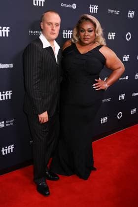 50eme Festival du Film de Toronto September 7, 2025 50th Toronto International Film Festival Red carpet of the film Eternity John Early and Da Vine Joy Randolph 448426 2025 09 07 Toronto Canada  Copyright: xIsabellexVautierx xStarfacex STAR_448426_237