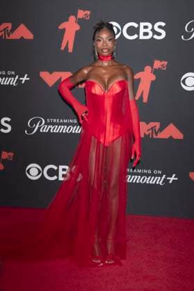Olandria Carthen bei der Verleihung der MTV Video Music Awards 2025 in der UBS Arena. New York, 07.09.2025