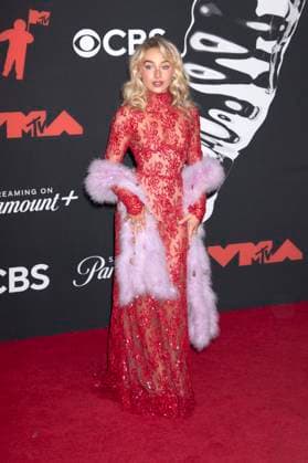 Sabrina Carpenter bei der Verleihung der MTV Video Music Awards 2025 in der UBS Arena. New York, 07.09.2025