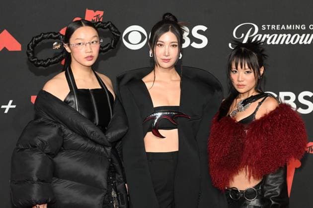 2025 MTV Video Music Awards - Arrivals Audrey Nuna, EJAE and Rei Ami of HUNTR X attend the 2025 MTV Video Music Awards at UBS Arena on September 07, 2025 in Elmont, New York. Elmont UBS New York USA Copyright: xJeremyxSmith imageSPACEx