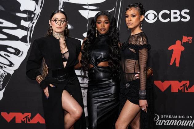 2025 MTV Video Music Awards - Arrivals Brianna Mazzola, Nori Moore and Wennely Quezada of 3QUENCY arrive at the 2025 MTV Video Music Awards held at UBS Arena in Elmont, Nassau County, New York, United States. UBS Arena, Elmont, Nassau County, New York, USA New York United States  Copyright: xImagexPressxAgencyx originalFilename: collin-2025mtvv250908_npNkQ.jpg