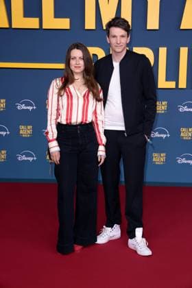 Alice Dwyer und Sabin Tambrea bei der Call my Agent Berlin Serien Premiere (Disney+) am 8.09.2025 in Berlin Call My Agent Berlin Serienpremiere in Berlin