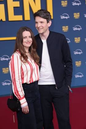 Alice Dwyer und Sabin Tambrea bei der Call my Agent Berlin Serien Premiere (Disney+) am 8.09.2025 in Berlin Call My Agent Berlin Serienpremiere in Berlin