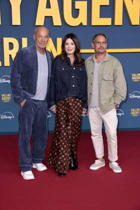 Heiner Lauterbach, Iris Berben und Moritz Bleibtreu bei der Call my Agent Berlin Serien Premiere (Disney+) am 8.09.2025 in Berlin Call My Agent Berlin Serienpremiere in Berlin
