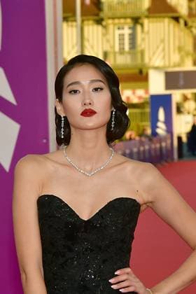 51st Deauville American film festival, jour 3 Andie Ju poses as she arrives for the screening of her movie The Forge during the 51st edition of the Deauville American film festival, in Deauville, northwestern France, on September 8, 2025.  Copyright: xJeanxCharlesx