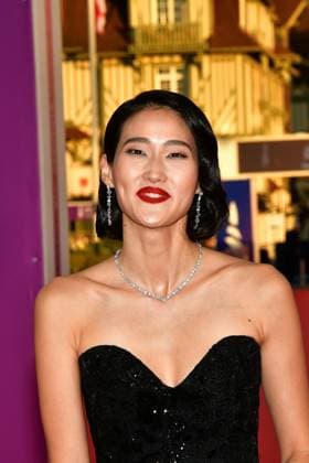 51st Deauville American film festival, jour 3 Andie Ju poses as she arrives for the screening of her movie The Forge during the 51st edition of the Deauville American film festival, in Deauville, northwestern France, on September 8, 2025.  Copyright: xJeanxCharlesx