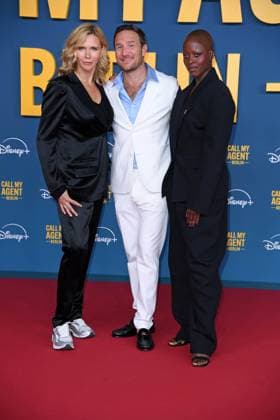 Veronica Ferres, Frederick Lau, Florence Kasumba bei der Deutschlandpremiere der Disney+ Original-Serie CALL MY AGENT BERLIN im Colosseum Kino in Berlin am 08.09.2025