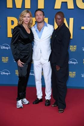 Veronica Ferres, Frederick Lau, Florence Kasumba bei der Deutschlandpremiere der Disney+ Original-Serie CALL MY AGENT BERLIN im Colosseum Kino in Berlin am 08.09.2025