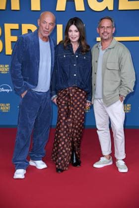 Heiner Lauterbach, Iris Berben, Moritz Bleibtreu bei der Deutschlandpremiere der Disney+ Original-Serie CALL MY AGENT BERLIN im Colosseum Kino in Berlin am 08.09.2025