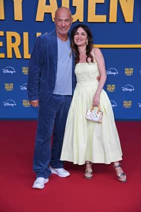 Heiner Lauterbach mit Ehefrau Viktoria Lauterbach bei der Deutschlandpremiere der Disney+ Original-Serie CALL MY AGENT BERLIN im Colosseum Kino in Berlin am 08.09.2025