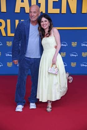 Heiner Lauterbach mit Ehefrau Viktoria Lauterbach bei der Deutschlandpremiere der Disney+ Original-Serie CALL MY AGENT BERLIN im Colosseum Kino in Berlin am 08.09.2025