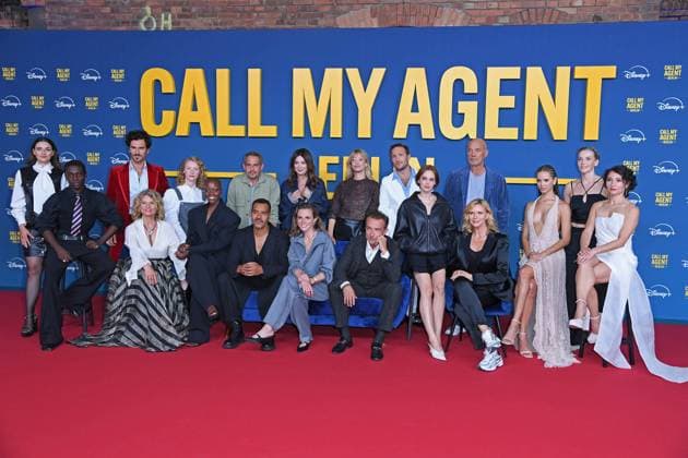 Cast bei der Deutschlandpremiere der Disney+ Original-Serie CALL MY AGENT BERLIN im Colosseum Kino in Berlin am 08.09.2025