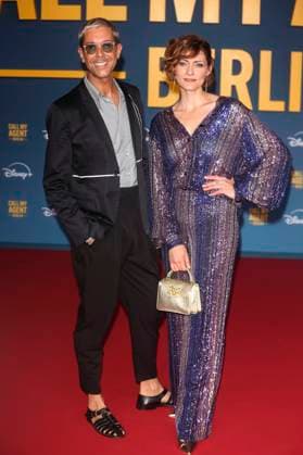 Karim Sattar und Lisa-Katrina Mayer bei der Premiere der Disney+ Serie Call My Agent Berlin im Colosseum Kino. Berlin, 08.09.2025