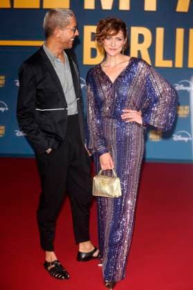 Karim Sattar und Lisa-Katrina Mayer bei der Premiere der Disney+ Serie Call My Agent Berlin im Colosseum Kino. Berlin, 08.09.2025