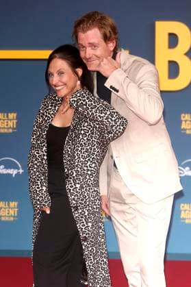 Nadja Jo Klapper und Johannes Heinrichs bei der Premiere der Disney+ Serie Call My Agent Berlin im Colosseum Kino. Berlin, 08.09.2025