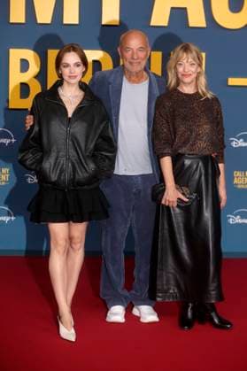 Emilia Schüle, Heiner Lauterbach und Heike Makatsch bei der Premiere der Disney+ Serie Call My Agent Berlin im Colosseum Kino. Berlin, 08.09.2025