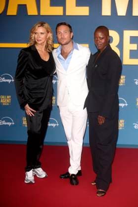 Veronica Ferres, Frederick Lau und Florence Kasumba bei der Premiere der Disney+ Serie Call My Agent Berlin im Colosseum Kino. Berlin, 08.09.2025