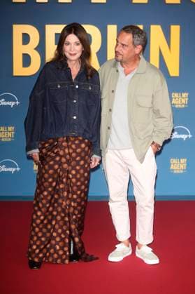 Iris Berben und Moritz Bleibtreu bei der Premiere der Disney+ Serie Call My Agent Berlin im Colosseum Kino. Berlin, 08.09.2025