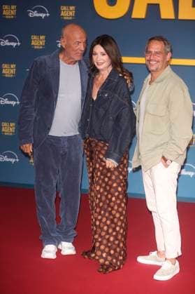 Heiner Lauterbach, Iris Berben und Moritz Bleibtreu bei der Premiere der Disney+ Serie Call My Agent Berlin im Colosseum Kino. Berlin, 08.09.2025