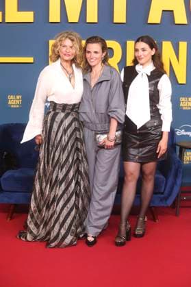Gabrielle Scharnitzky, Karin Hanczewski und Janina Elkin bei der Premiere der Disney+ Serie Call My Agent Berlin im Colosseum Kino. Berlin, 08.09.2025