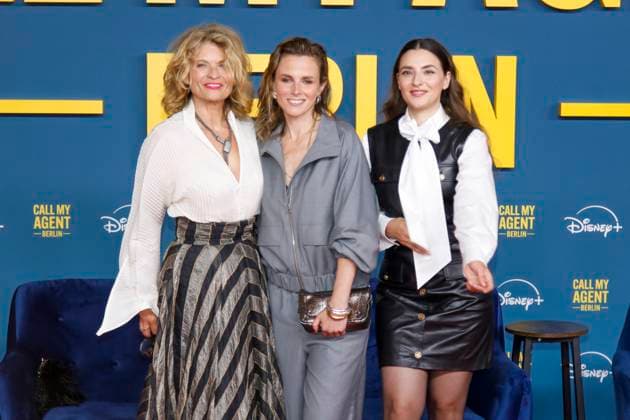 Weltpremiere von Call My Agent Berlin in Berlin Berlin, 8.9..2025 Gabrielle Scharnitzky, Karin Hanczewski und Janina Elkin bei der Weltpremiere von Call My Agent Berlin in Berlin Berlin Copyright: xMatthiasxGränzdörferx