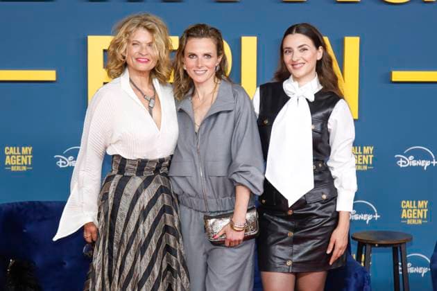 Weltpremiere von Call My Agent Berlin in Berlin Berlin, 8.9..2025 Gabrielle Scharnitzky, Karin Hanczewski und Janina Elkin bei der Weltpremiere von Call My Agent Berlin in Berlin Berlin Copyright: xMatthiasxGränzdörferx