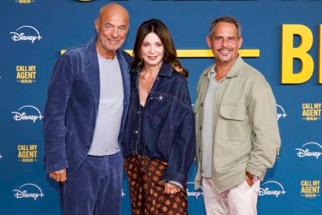 Weltpremiere von Call My Agent Berlin in Berlin Berlin, 8.9..2025 Heiner Lauterbach, Iris Berben und Moritz Bleibtreu bei der Weltpremiere von Call My Agent Berlin in Berlin Berlin *** World premiere of Call My Agent Berlin in Berlin Berlin, 8 9 2025 Heiner Lauterbach, Iris Berben and Moritz Bleibtreu at the world premiere of Call My Agent Berlin in Berlin Berlin Copyright: xMatthiasxGränzdörferx