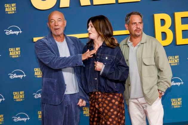 Weltpremiere von Call My Agent Berlin in Berlin Berlin, 8.9..2025 Heiner Lauterbach, Iris Berben und Moritz Bleibtreu bei der Weltpremiere von Call My Agent Berlin in Berlin Berlin Copyright: xMatthiasxGränzdörferx