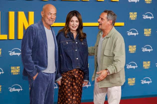 Weltpremiere von Call My Agent Berlin in Berlin Berlin, 8.9..2025 Heiner Lauterbach, Iris Berben und Moritz Bleibtreu bei der Weltpremiere von Call My Agent Berlin in Berlin Berlin Copyright: xMatthiasxGränzdörferx