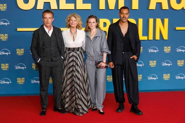 Weltpremiere von Call My Agent Berlin in Berlin Berlin, 8.9..2025 Lucas Gregorowicz, Gabrielle Scharnitzky, Karin Hanczewski und Michael Klammer bei der Weltpremiere von Call My Agent Berlin in Berlin Berlin Copyright: xMatthiasxGränzdörferx