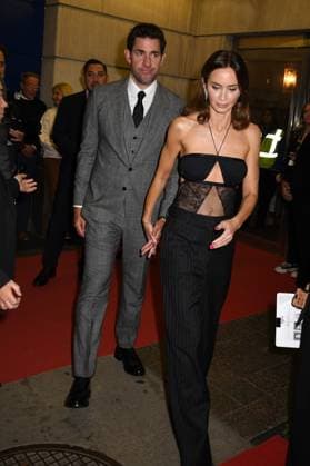 TORONTO, CA - SEPTEMBER 8: John Krasinski and Emily Blunt at the 50th Toronto International Film Festival screening of The Smashing Machine on September 8, 2025 at The Princess Of Wales Theater in Toronto, Canada. Copyright: xMediaPunchx