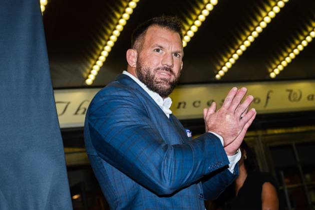September 8, 2025, Toronto, On, Canada: Ryan Bader arrives on the red carpet for öÄuThe Smashing MachineöÄÃ¹ at the Toronto International Film Festival in Toronto, Monday, Sept. 8, 2025. Toronto Canada  - ZUMAc35_ 20250908_zaf_c35_176 Copyright: xLauraxProctorx