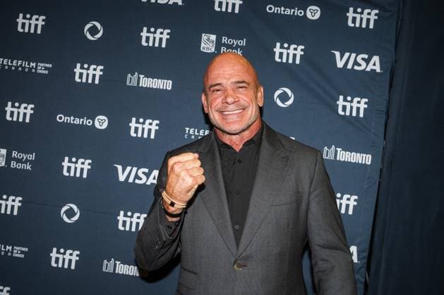 September 8, 2025, Toronto, On, Canada: Bas Rutten arrives on the red carpet for öÄuThe Smashing MachineöÄÃ¹ at the Toronto International Film Festival in Toronto, Monday, Sept. 8, 2025. Toronto Canada  - ZUMAc35_ 20250908_zaf_c35_177 Copyright: xLauraxProctorx